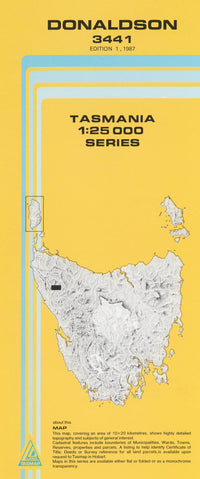 Donaldson 1:25000 Topographic/Cadastral Map