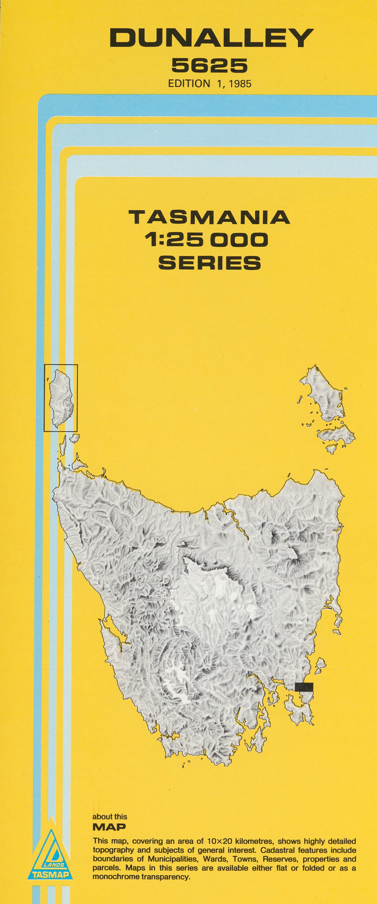 Dunalley 1:25000 Topographic/Cadastral Map