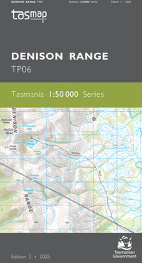 Cover of Denison Range TP06 1:50 000 Series map