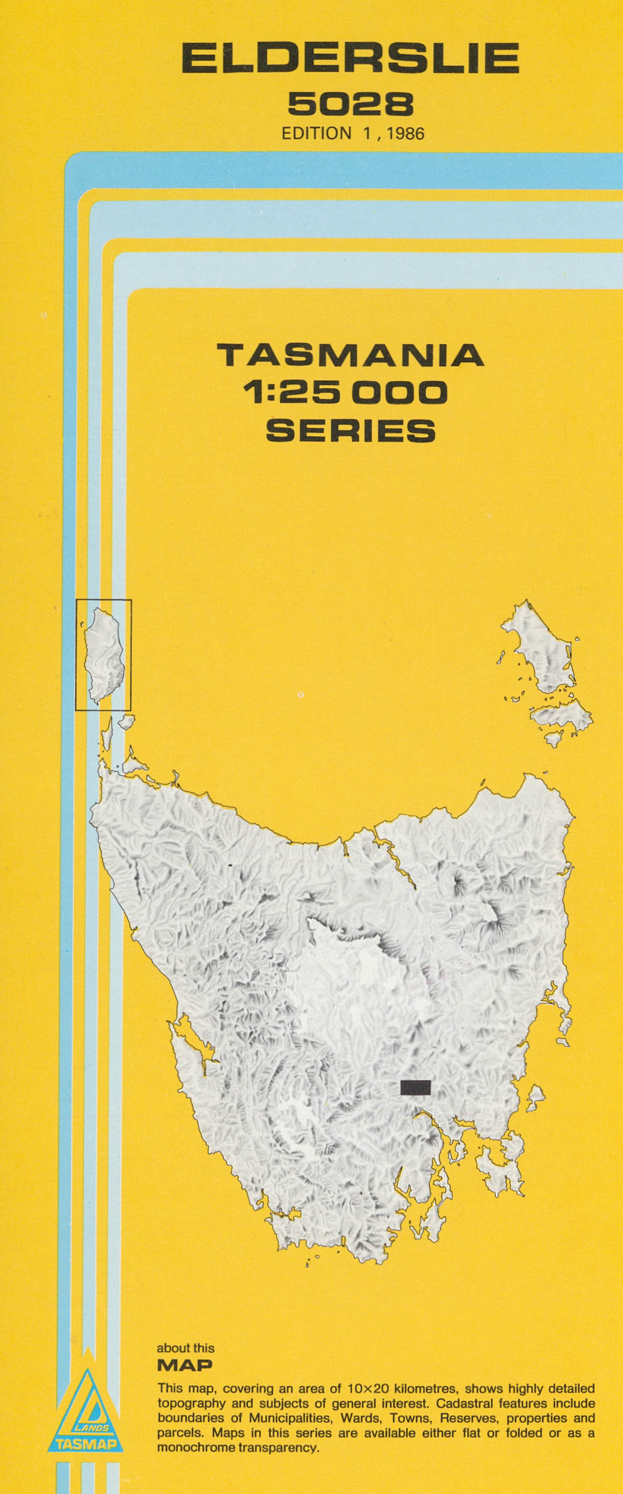 Elderslie 1:25000 Topographic/Cadastral Map