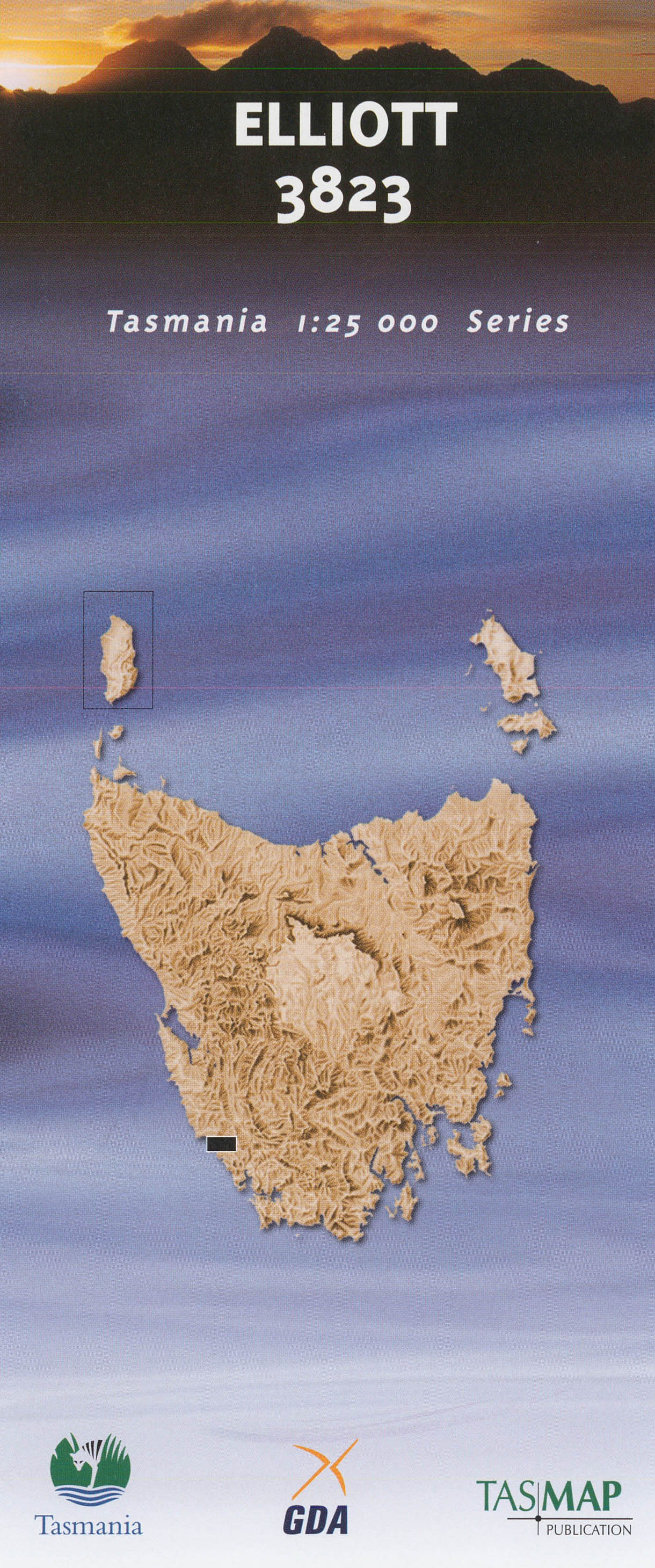 Elliott 1:25000 Topographic/Cadastral Map
