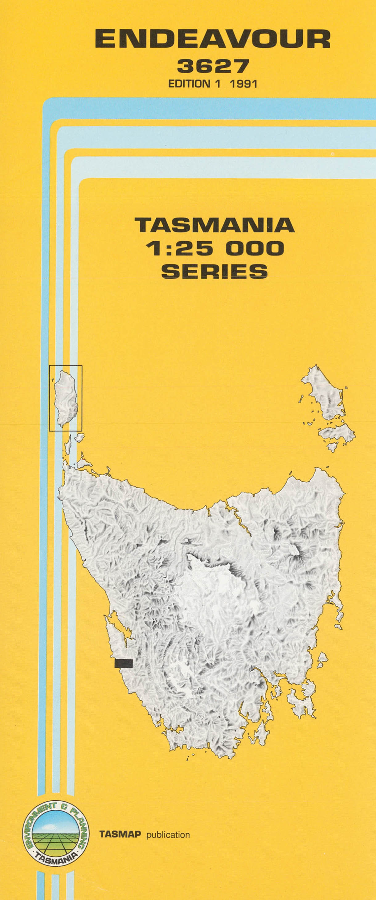 Endeavour 1:25000 Topographic/Cadastral Map