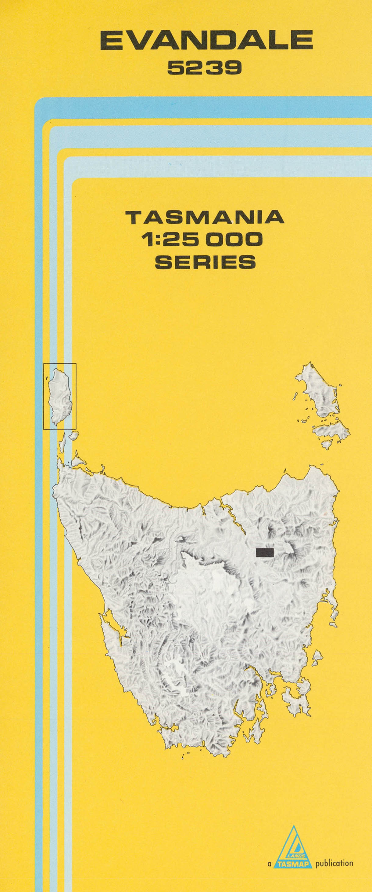 Evandale 1:25000 Topographic/Cadastral Map