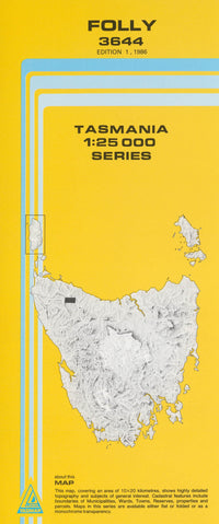 Folly 1:25000 Topographic/Cadastral Map