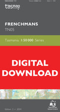 Cover of digital Frenchmans TN05 1:50 000 Series map