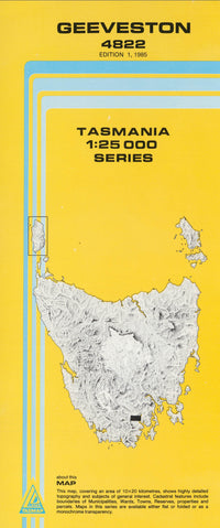 Geeveston 1:25000 Topographic/Cadastral Map