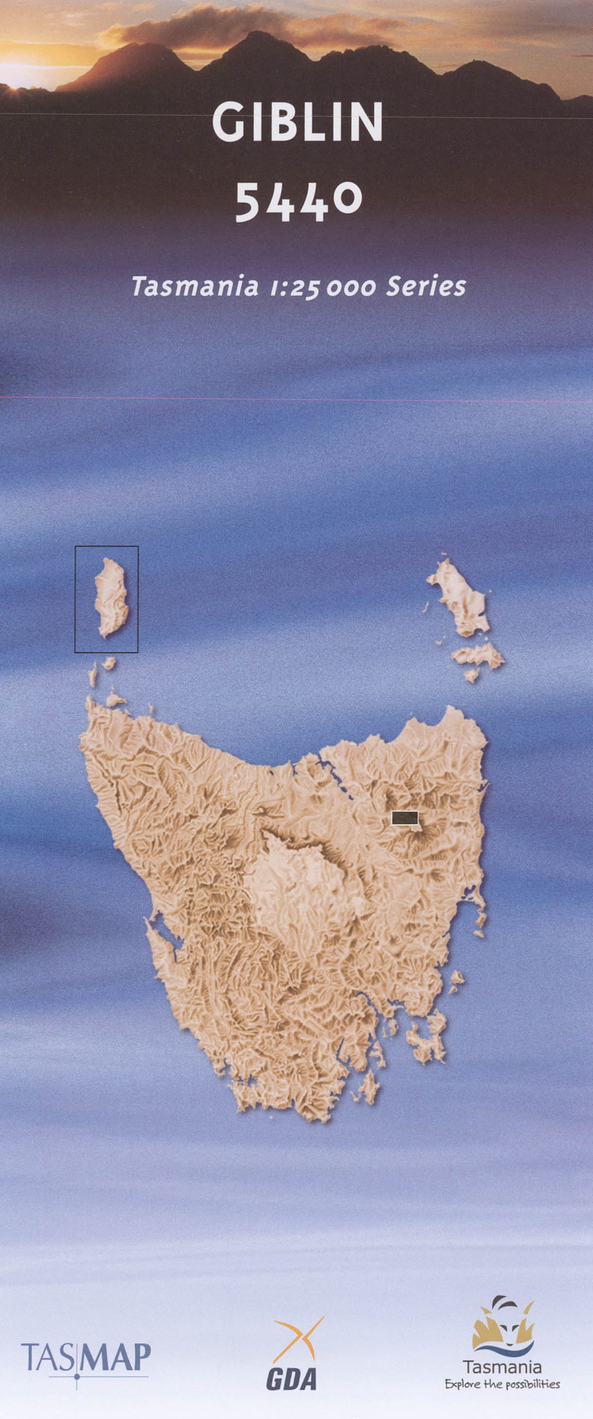 Giblin 1:25000 Topographic/Cadastral Map