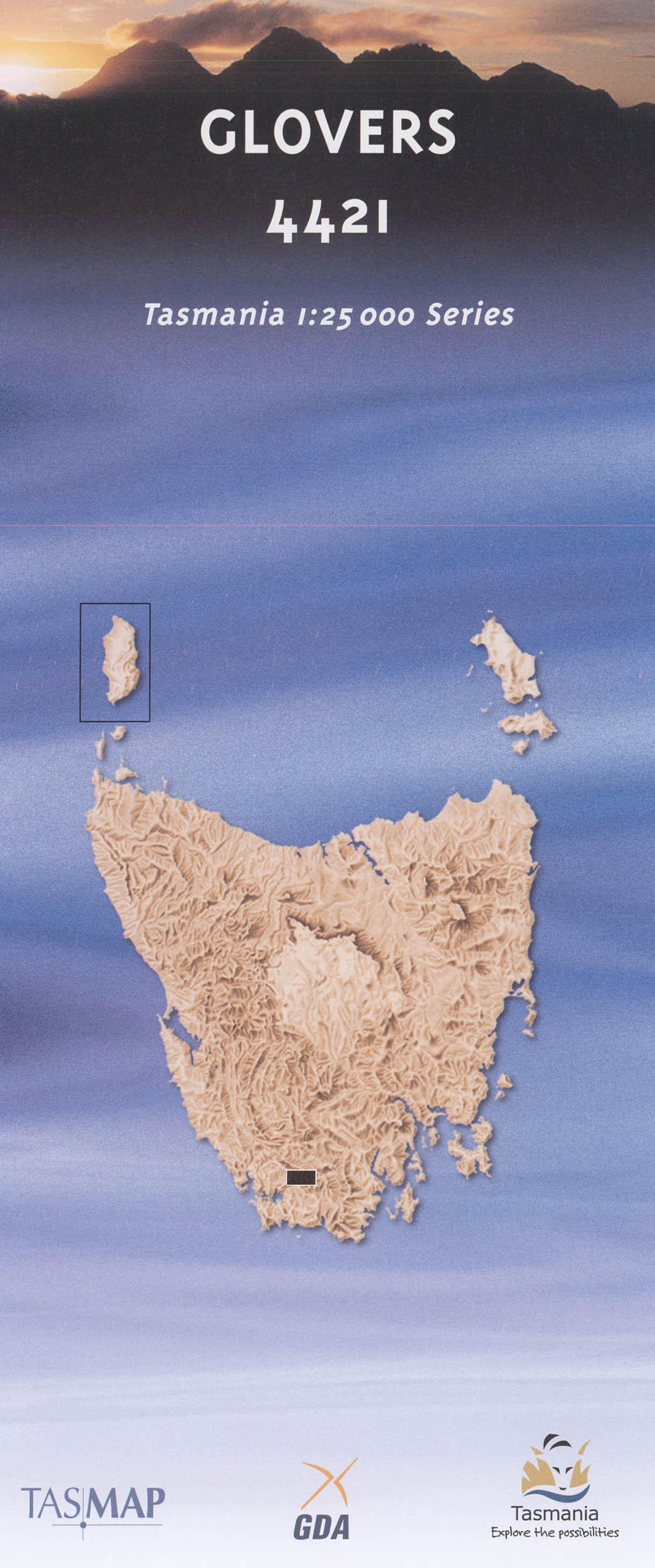 Glovers 1:25000 Topographic/Cadastral Map