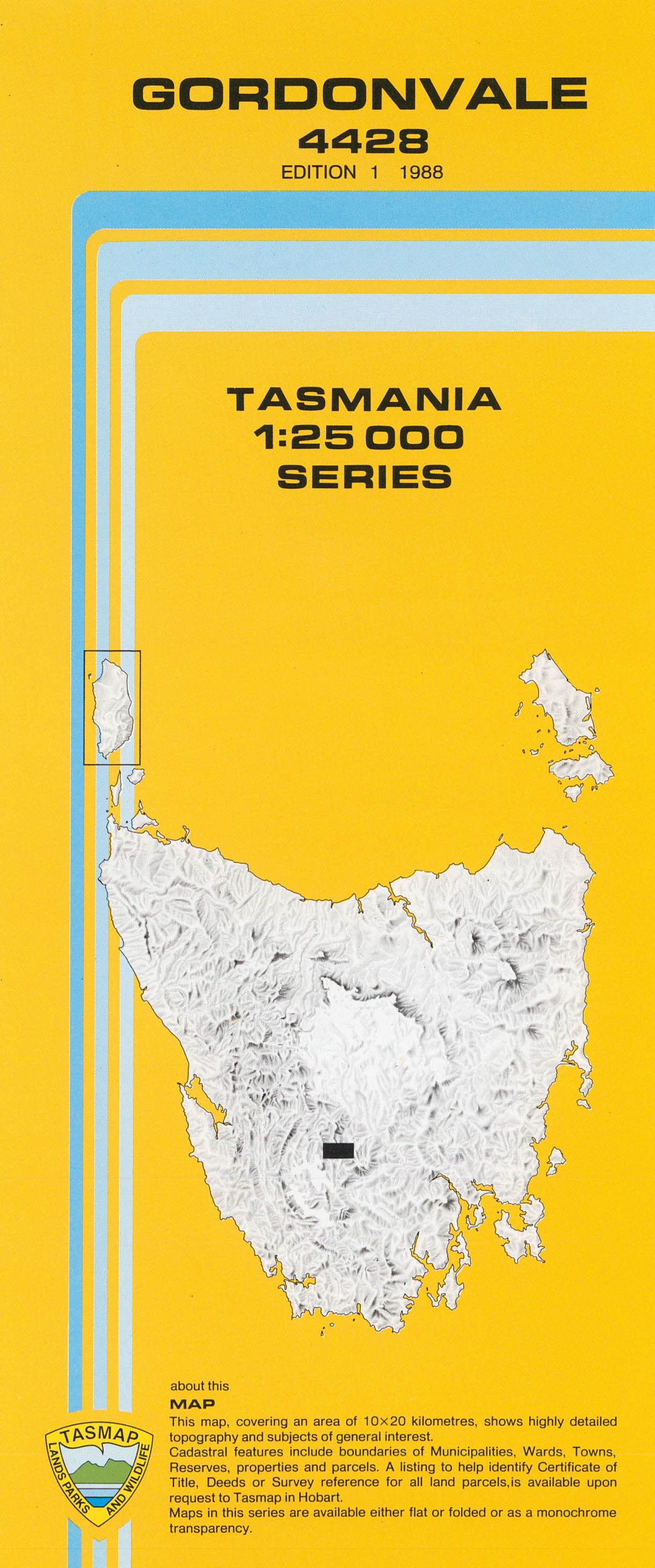 Gordonvale 1:25000 Topographic/Cadastral Map