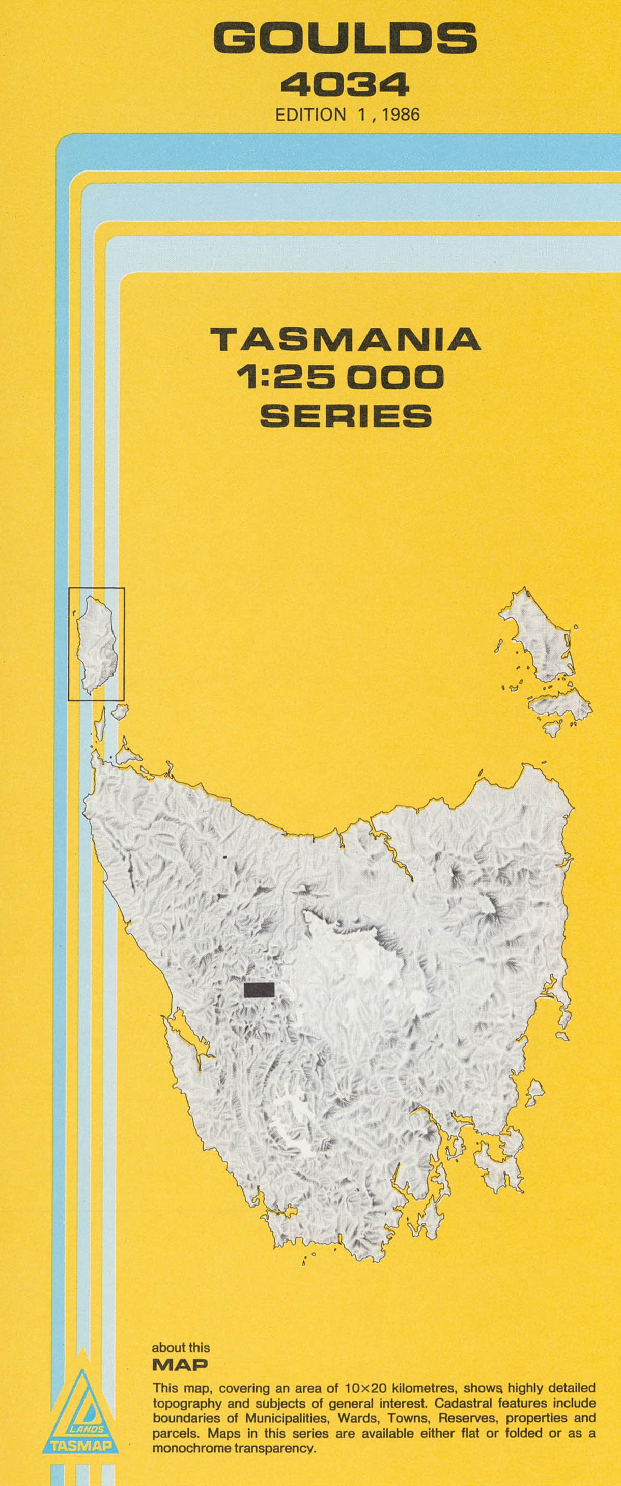 Goulds 1:25000 Topographic/Cadastral Map