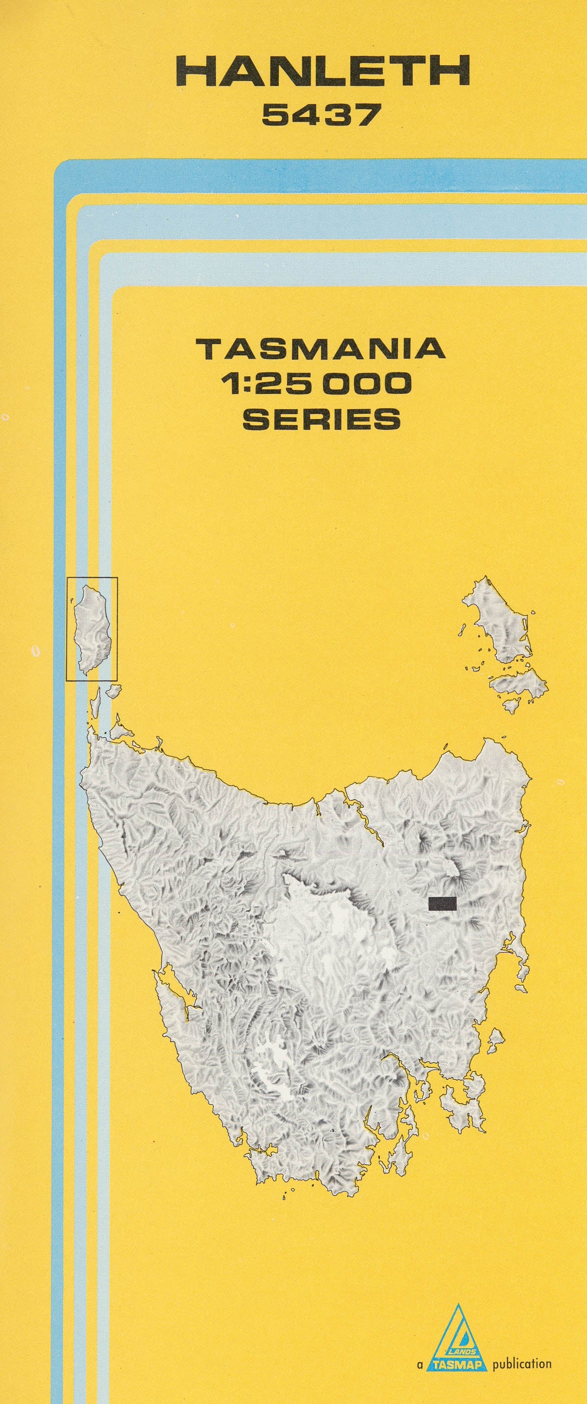 Cover of Hanleth 5437 1:25 000 map