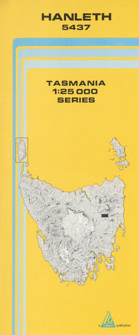 Cover of Hanleth 5437 1:25 000 map