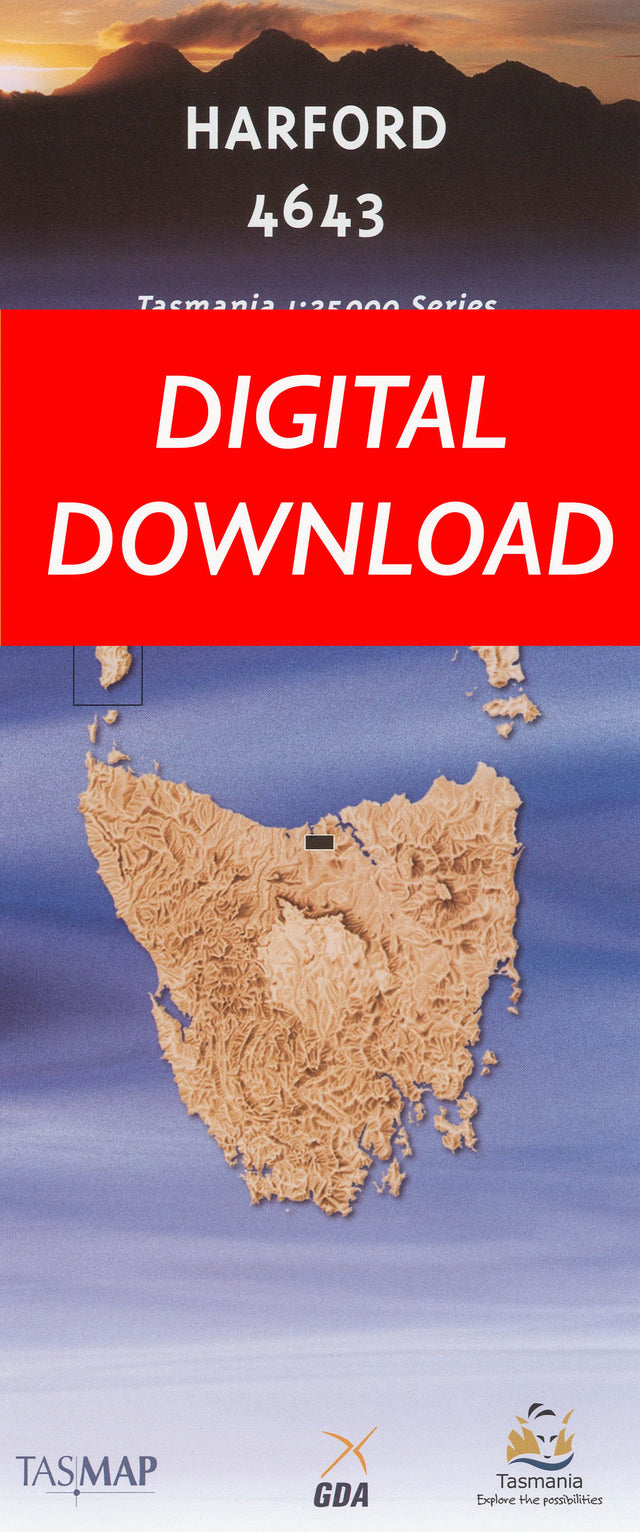 Cover of digital Harford 4643 1:25 000 map