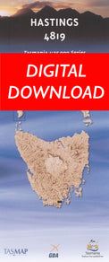 Cover of digital Hastings 4819 1:25 000 map