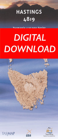 Cover of digital Hastings 4819 1:25 000 map