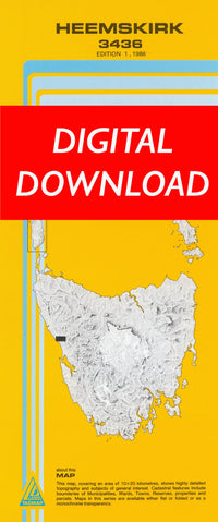Cover of digital Heemskirk 3436 1:25 000 map