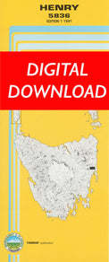 Cover of digital Henry 5836 1:25 000 map