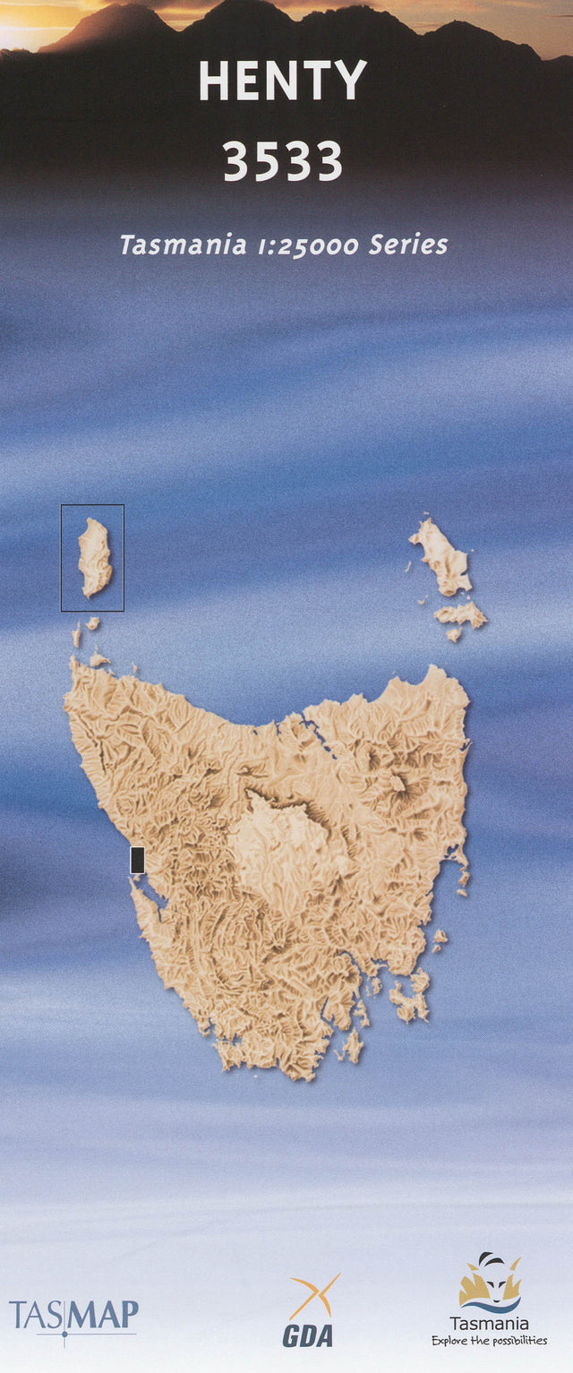 Cover of Henty 3533 1:25 000 map