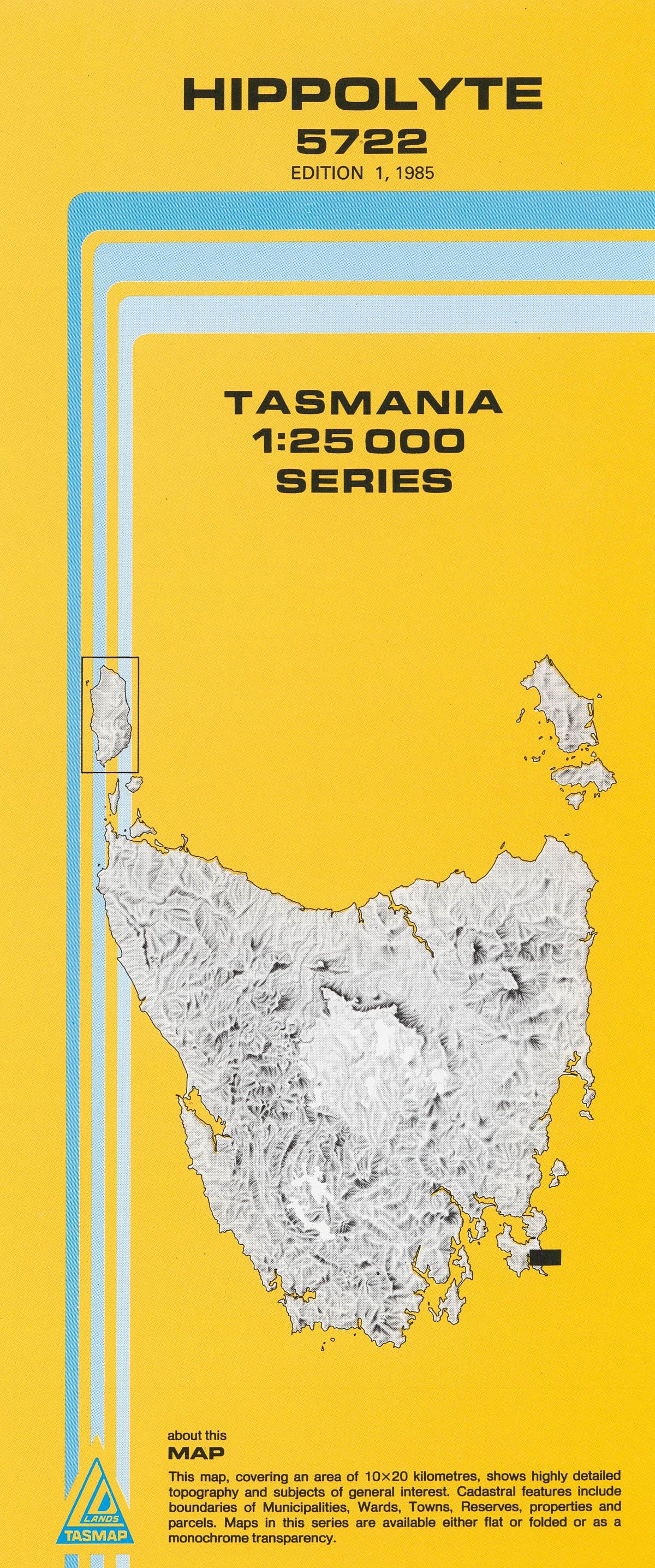 Cover of Hippolyte 5722 1:25 000 map