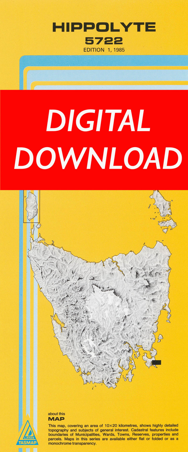 Cover of digital Hippolyte 5722 1:25 000 map
