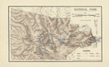 Historic Map Mount Field National Park  thumbnail