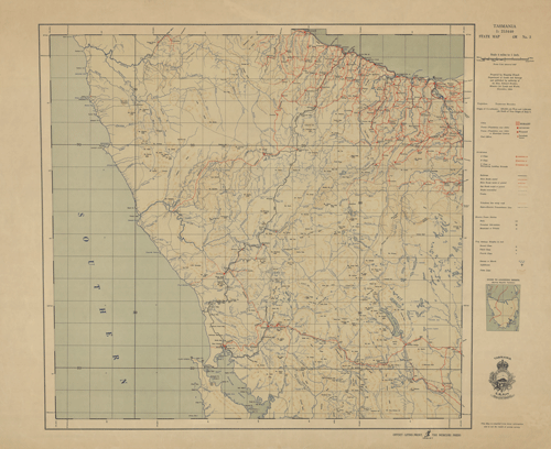 Historic Map of Tasmanian Section 3 thumbnail