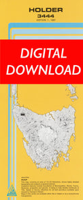 Cover of digital Holder 3444 1:25 000 map