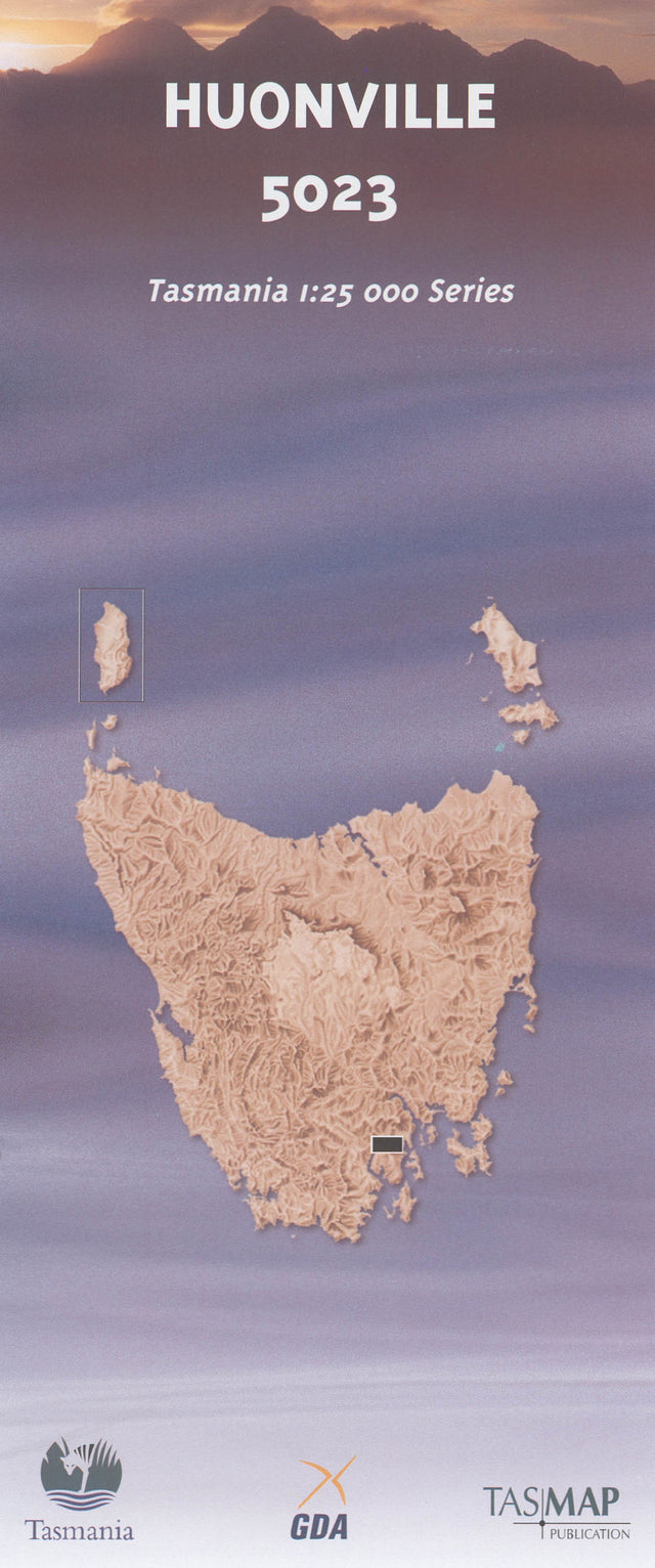 Cover of Huonville 5023 1:25 000 map