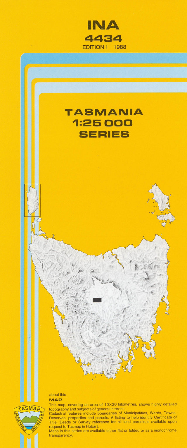 Cover of Ina 4434 1:25 000 map
