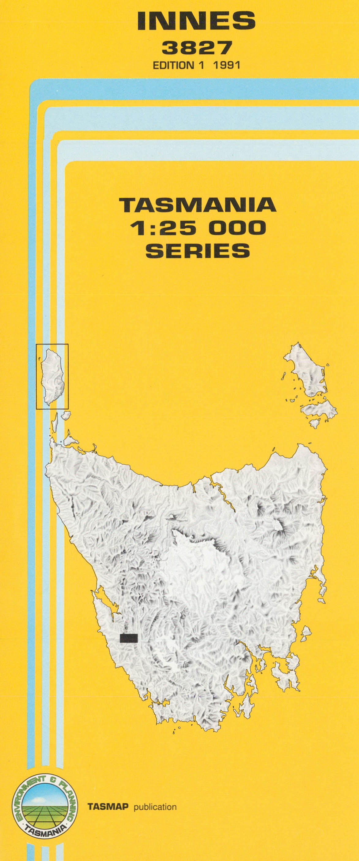 Cover of Innes 3827 1:25 000 map