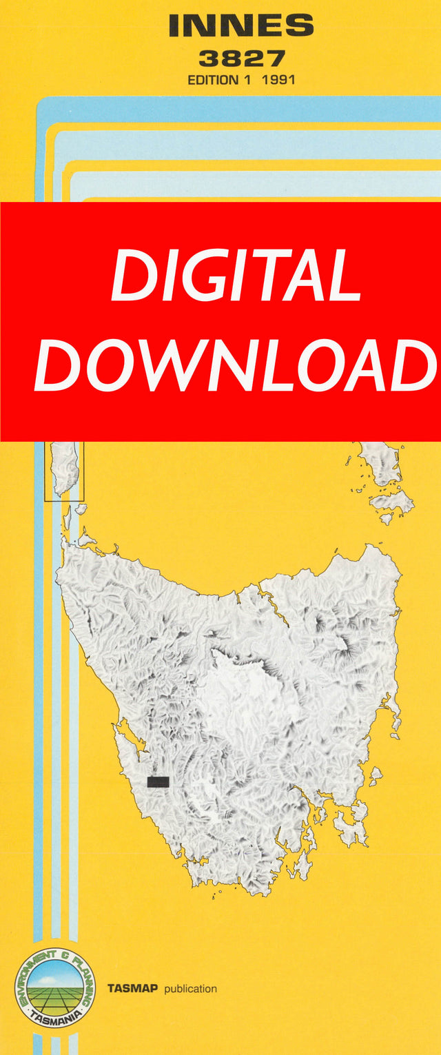 Cover of digital Innes 3827 1:25 000 map
