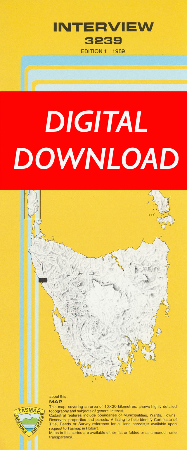 Cover of digital Interview 3239 1:25 000 map
