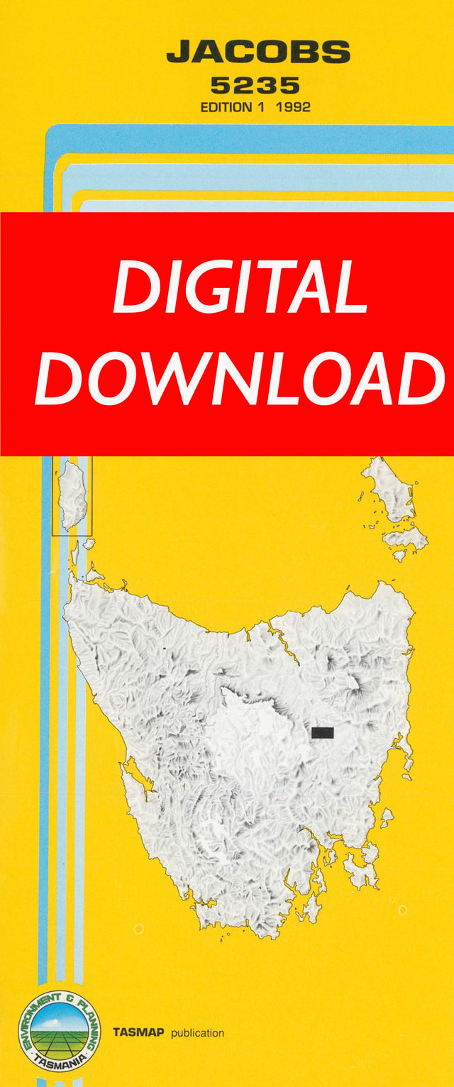 Cover of digital Jacobs 5235 1:25 000 map