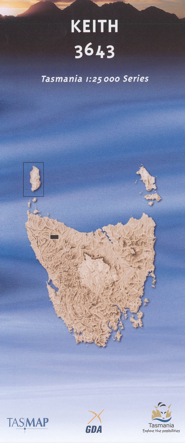 Cover of Keith 3643 1:25 000 map