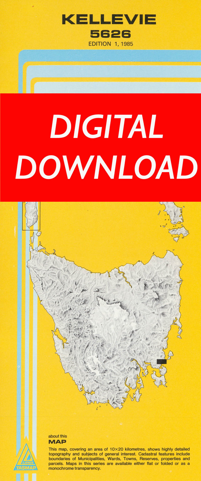 Cover of digital Kellevie 5626 1:25 000 map