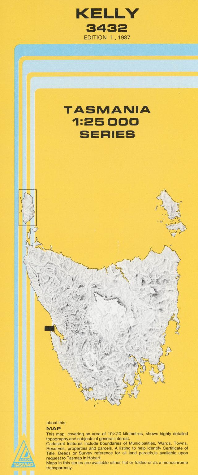 Cover of Kelly 3432 1:25 000 map