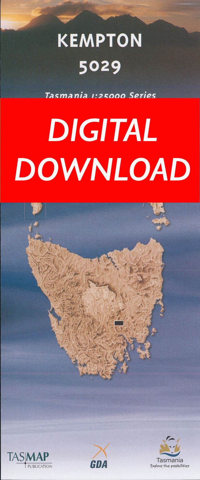 Cover of digital Kempton 5029 1:25 000 map