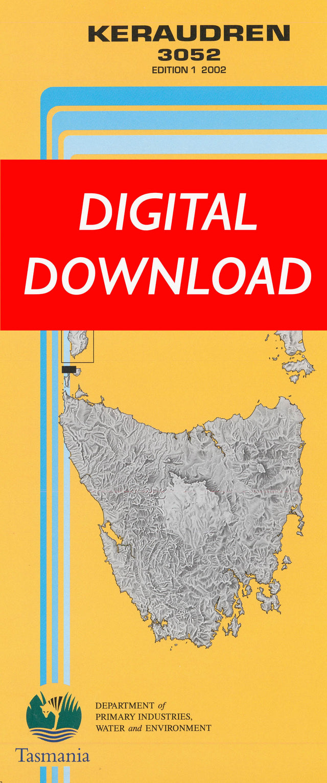 Cover of digital Keraudren 3052 1:25 000 map