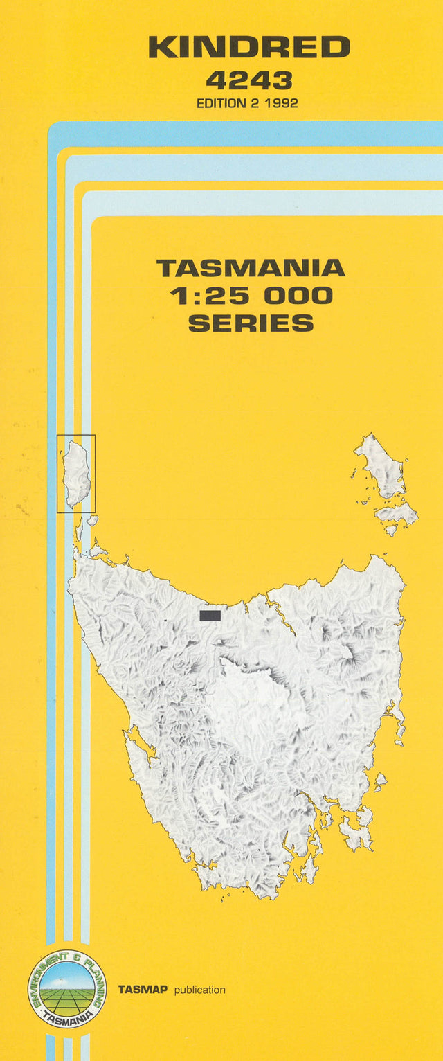 Cover of Kindred 4243 1:25 000 map