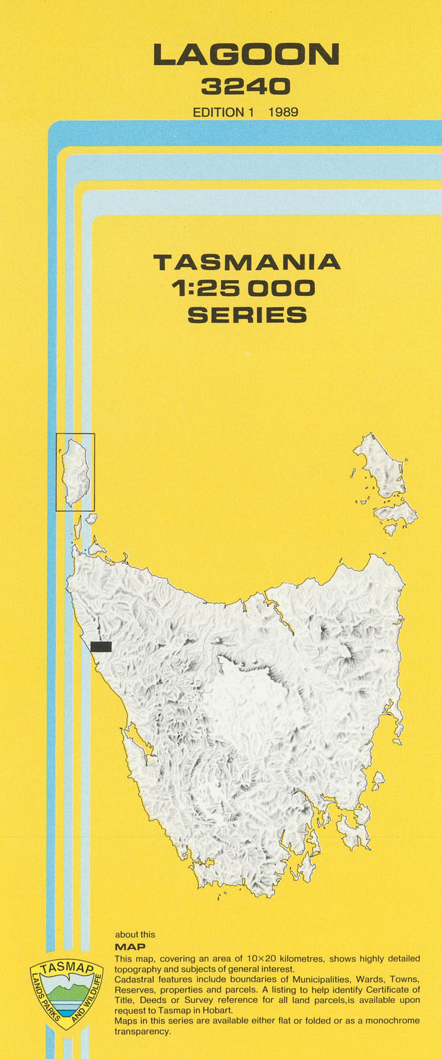 Cover of Lagoon 3240 1:25 000 map