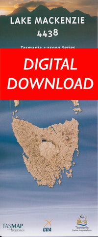 Cover of digital Lake Mackenzie 4438 1:25 000 map