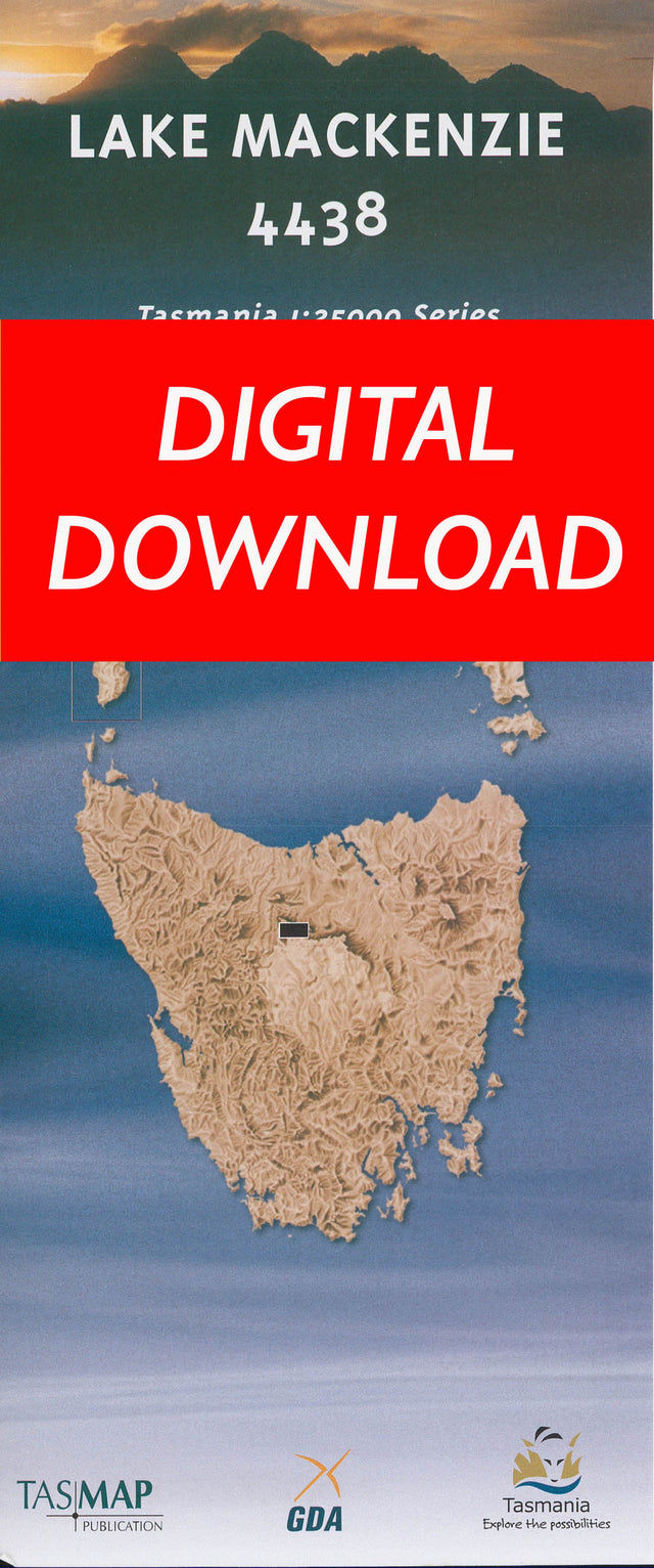 Cover of digital Lake Mackenzie 4438 1:25 000 map