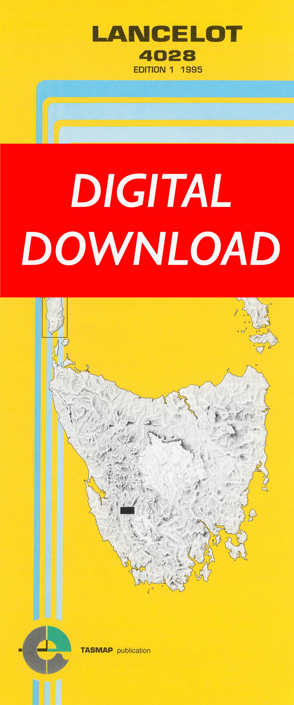 Cover of digital Lancelot 4028 1:25 000 map