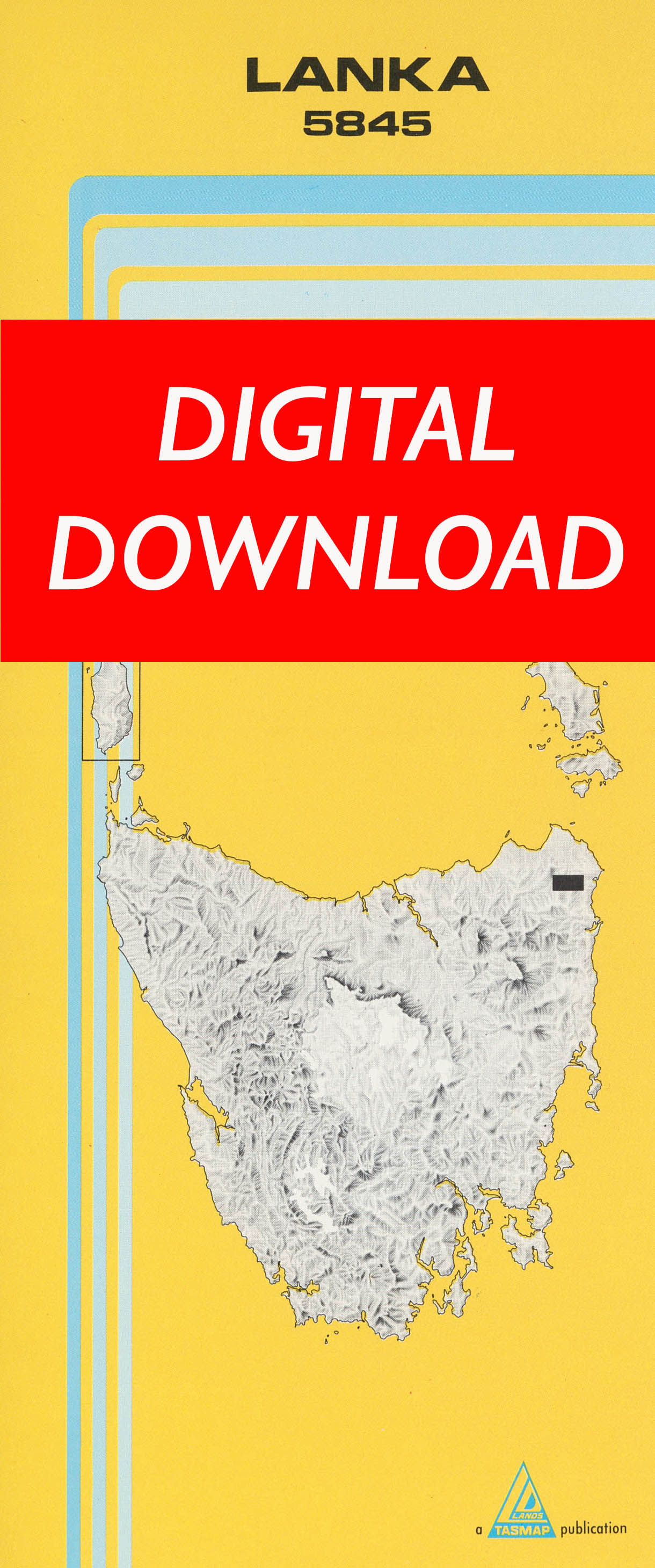 Cover of digital Lanka 5845 1:25 000 map