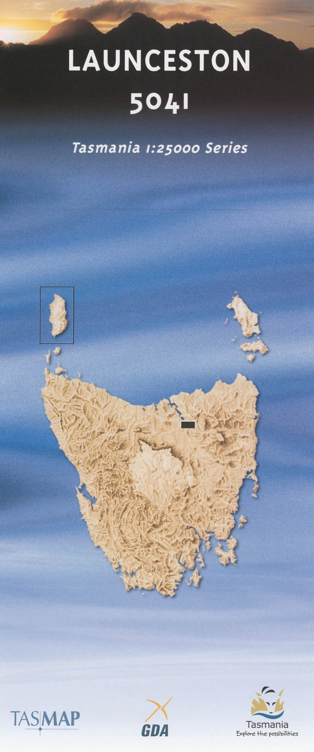 Cover of Launceston 5041 1:25 000 map
