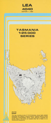 Cover of Lea 4040 1:25 000 map