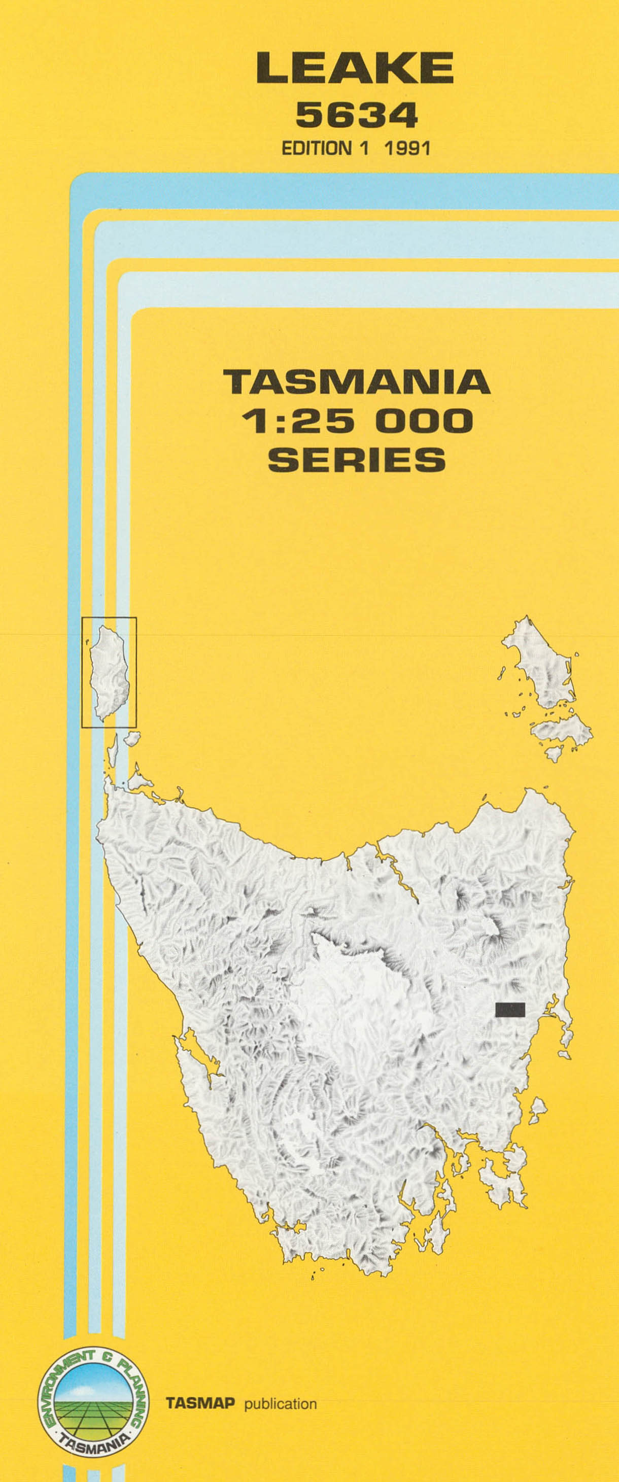 Cover of Leake 5634 1:25 000 map