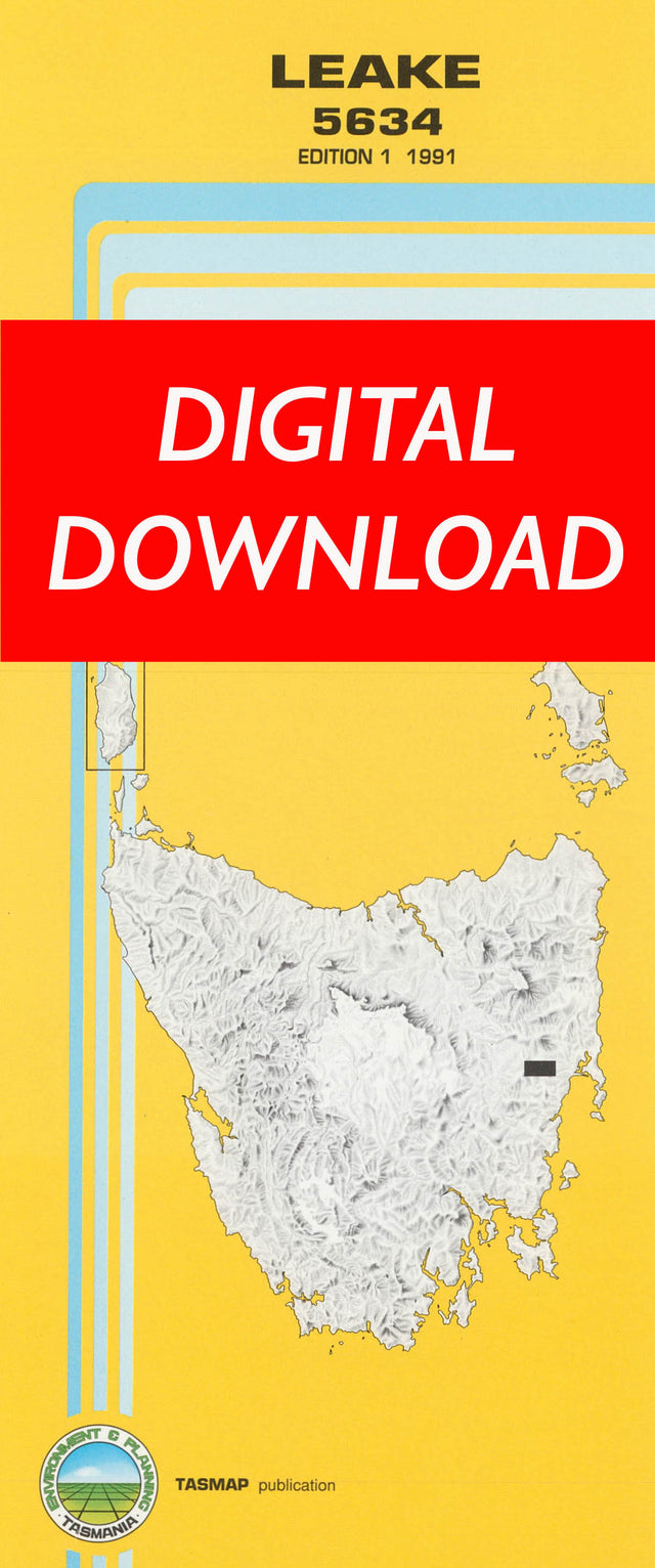 Cover of digital Leake 5634 1:25 000 map