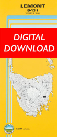 Cover of digital Lemont 5431 1:25 000 map