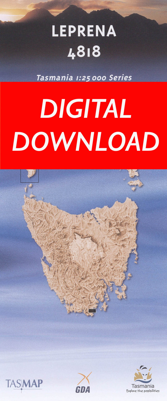 Cover of digital Leprena 4818 1:25 000 map